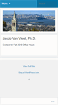 Mobile Screenshot of jacobvanvleet.com